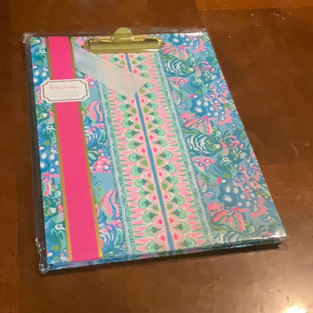 Lilly Pulitzer clipboard folio